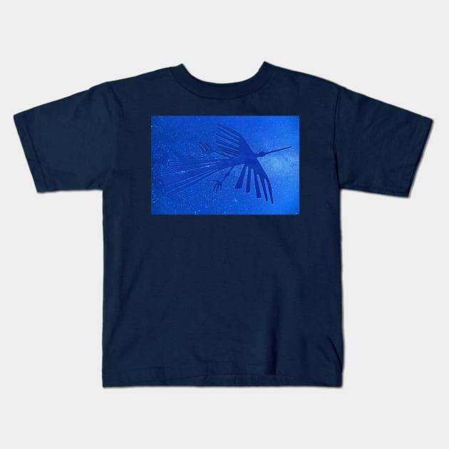 Nazca Condor Kids T-Shirt by AlexMir